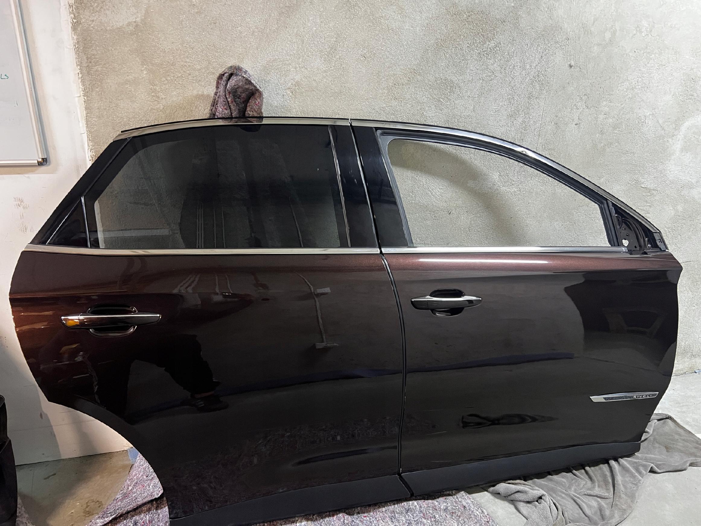 KPL DRZWI PRAWA STRONA PRAWY PRZÓD TYŁ CITROEN DS7 CROSSBACK X74 EPB 2018R