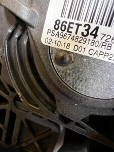 KPL PEDAŁ GAZU HAMULCA PEUGEOT 5008 II 3008 II CITROEN DS 7 DS7 GT LINE