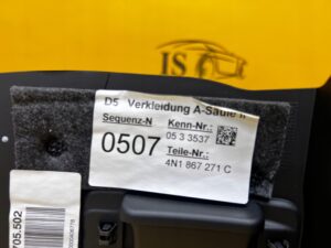 LISTWA OSŁONA NAKŁADKA PROGU PRZÓD LEWY LED AUDI A8 D5