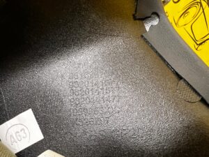 OSŁONA DEKOR DESKI KONSOLI SKÓRA PRAWA CITROEN DS7 CROSSBACK X74 EU