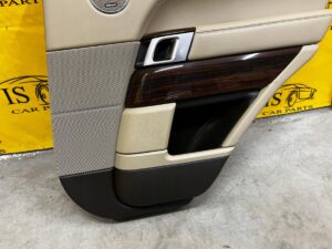 TAPICERKA BOCZEK DRZWI TYŁ PRAWY RANGE ROVER VOGUE L405 ALMOND MERIDIAN