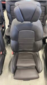 KOMPLET WNĘTRZE FOTELE PRZÓD TYŁ KANAPA SKÓRA BRĄZ 5 OSÓB RENAULT ESPACE V