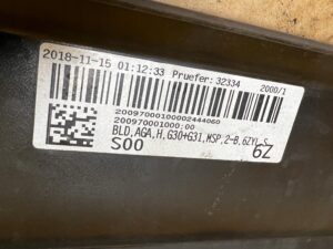 SPOILER DYFUZOR DOKŁADKA ZDERZAKA TYŁ BMW 5 G30 G31 M-PAKIET DARK SHADOW