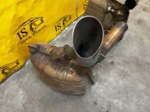 KOMPLET WYDECH TŁUMIK KOŃCOWY TYŁ AUTOMAT PORSCHE CARRERA 911 996 3.4