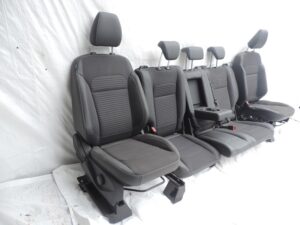 KOMPLET FOTELE PRZÓD TYŁ PÓŁSKÓRA PÓŁSKÓRZANE FORD KUGA MK2 LIFT EU