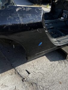 KAROSERIA ĆWIARTKA PAS BŁOTNIK TYŁ TYLNY PORSCHE CARRERA 911 996 CABRIO