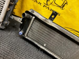 KOMPLET CHŁODNICE WODY KLIMATYZACJI WENTYLATOR PORSCHE CARRERA 911 996 3.4