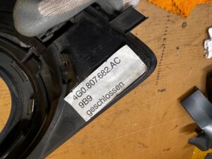 ATRAPA KRATKA ZDERZAKA PRZÓD PRAWA AUDI A6 C7 4G