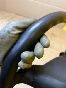 KIEROWNICA SKÓRA TRÓJRAMIENNA MANETKI TIPTRONIC PORSCHE CARRERA 911 996