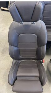 KOMPLET WNĘTRZE FOTELE PRZÓD TYŁ KANAPA SKÓRA BRĄZ 5 OSÓB RENAULT ESPACE V