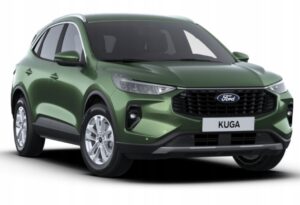 PRZÓD MASKA LAMPY PRZÓD CHŁODNICE ZDERZAK FORD KUGA MK3 LIFT BURSTING GREEN