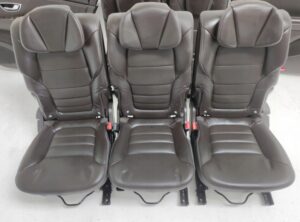 KOMPLET WNĘTRZE FOTELE PRZÓD TYŁ KANAPA SKÓRA 7 OSÓB RENAULT ESPACE V