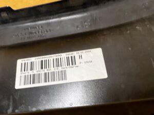 SPOILER DYFUZOR DOKŁADKA ZDERZAKA TYŁ BMW 5 G30 G31 M-PAKIET DARK SHADOW