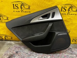 TAPICERKA BOCZEK DRZWI TYŁ LEWY ALCANTARA BOSE AUDI A6 C7 LIFT 4G