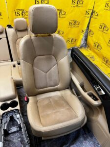 KPL WNĘTRZE FOTELE KANAPA BOCZKI PÓŁSKÓRA ALCANTARA PORSCHE MACAN 95B LHD