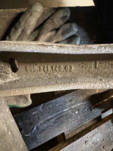 ZWROTNICA AMORTYZATOR WAHACZE TYŁ LEWY PORSCHE CARRERA 911 996 3.4 2WD RWD