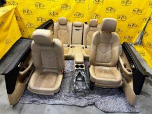 KPL WNĘTRZE FOTELE KANAPA BOCZKI PÓŁSKÓRA ALCANTARA PORSCHE MACAN 95B LHD