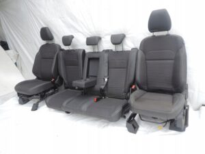 KOMPLET FOTELE PRZÓD TYŁ PÓŁSKÓRA PÓŁSKÓRZANE FORD KUGA MK2 LIFT EU