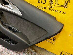 TAPICERKA BOCZEK DRZWI TYŁ PRAWY ALCANTARA BOSE AUDI A6 C7 LIFT 4G