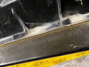 MOCOWANIE OSŁONY LISTWY PROGU PROGOWEJ PRÓG LEWE BMW X6 E71