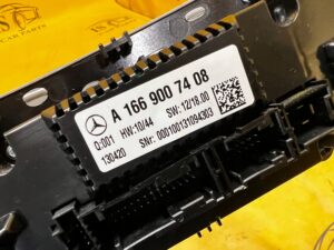 PANEL PRZEŁĄCZNIK NAWIEWU KLIMATYZACJI MERCEDES GL X166 USA GRAY