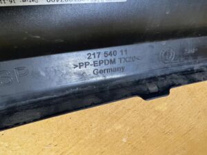 SPOILER DYFUZOR DOKŁADKA ZDERZAKA TYŁ BMW 5 G30 G31 M-PAKIET DARK SHADOW