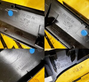 KPL LISTWY LISTWA DEKORY DESKI KONSOLI TUNELU ŚRODKOWEGO PEUGEOT 508 I EU