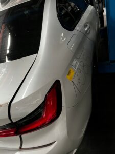 ĆWIARTKA BŁOTNIK PRÓG SŁUPEK PAS TYŁ PRAWY BMW 3 G20 2019R EU