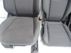 KOMPLET FOTELE PRZÓD TYŁ PÓŁSKÓRA PÓŁSKÓRZANE FORD KUGA MK2 LIFT EU