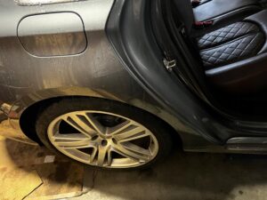 ĆWIARTKA BŁOTNIK PRÓG SŁUPEK PAS TYŁ PRAWY AUDI A8 D4 LIFT LONG