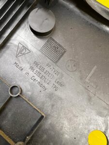 BOCZEK TAPICERKA TYŁ LEWY PORSCHE CARRERA 911 996 CABRIO