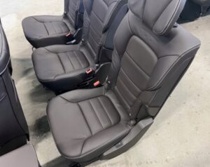 KOMPLET WNĘTRZE FOTELE PRZÓD TYŁ KANAPA SKÓRA BRĄZ 5 OSÓB RENAULT ESPACE V