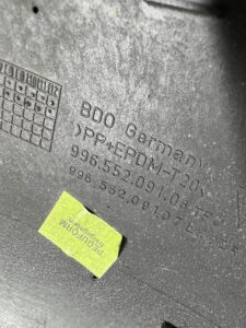 OSŁONA ZAŚLEPKA TUNELU ŚRODKOWEGO LEWA SKÓRA PORSCHE CARRERA 911 996
