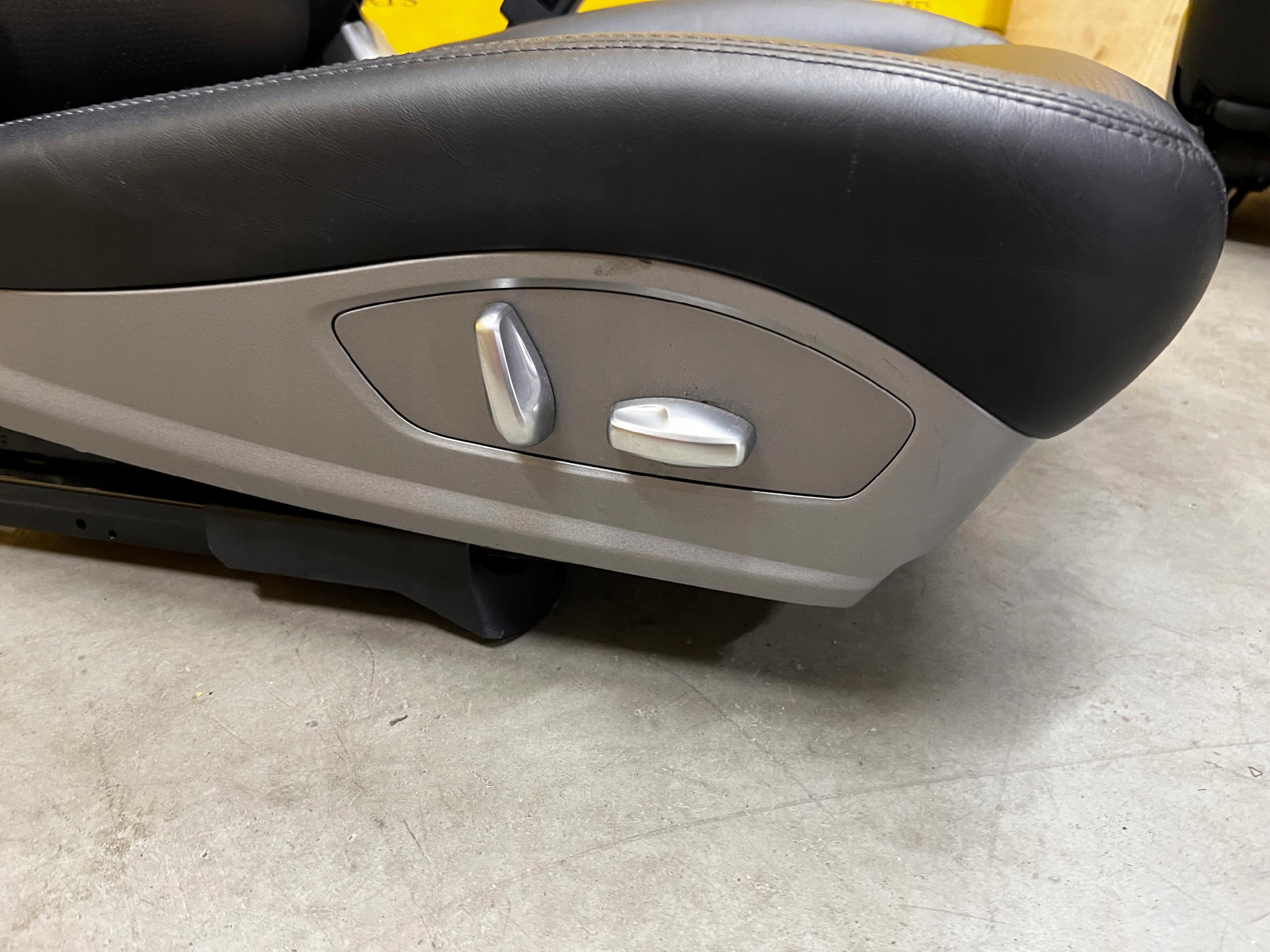 WNĘTRZE FOTELE BOCZKI KANAPA SKÓRA CZARNE PORSCHE 911 991 LIFT CABRIO