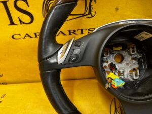 KIEROWNICA SKÓRA TRÓJRAMIENNA DREWNIANA MANETKI PDK PORSCHE PANAMERA 970 I