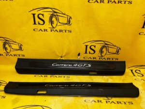 KPL NAKŁADKA LISTWA PROGOWA LEWA PRAWA CARBON PORSCHE 911 991 CARRERA 4 GTS