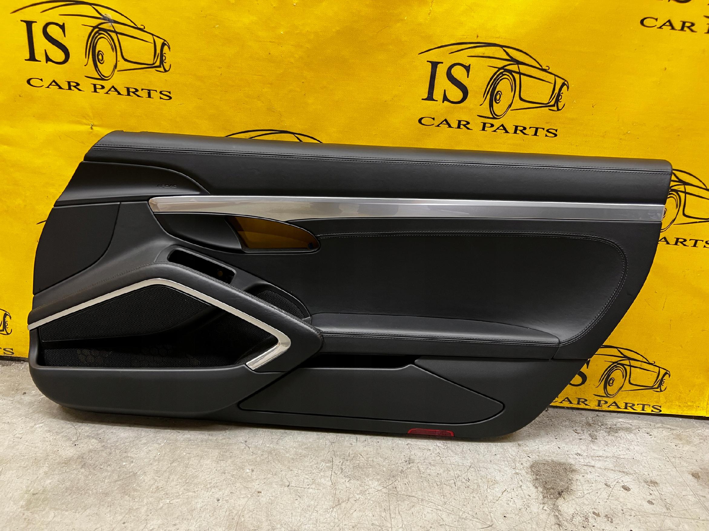 WNĘTRZE FOTELE BOCZKI KANAPA SKÓRA CZARNE PORSCHE 911 991 LIFT CABRIO