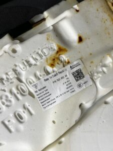 KOMPLET FOTELE KANAPA TYŁ LEWY PRAWY SKÓRA PORSCHE PANAMERA 970 I LIFT