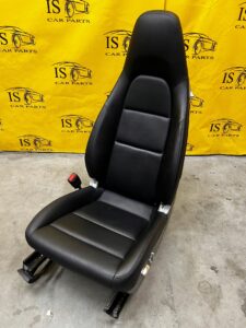 WNĘTRZE FOTELE BOCZKI KANAPA SKÓRA CZARNE PORSCHE 911 991 LIFT CABRIO