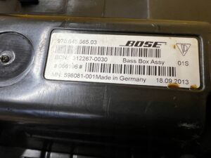 GŁOŚNIK SUBWOOFER BOSE PORSCHE PANAMERA 970 I