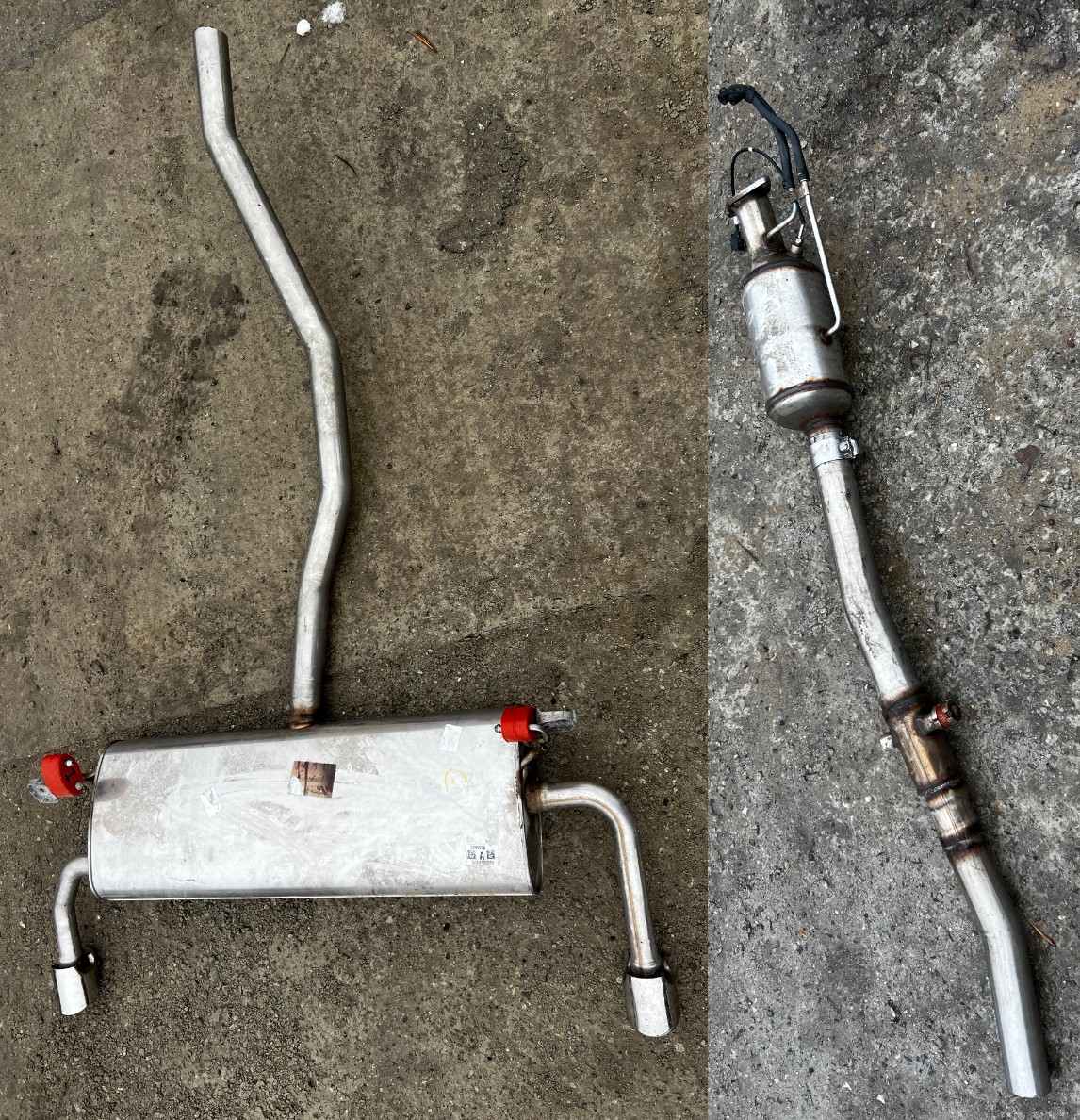 KOMPLET WYDECH RURA WYDECHOWA TŁUMIK FORD KUGA MK3 LIFT 1.5 ECOBOOST