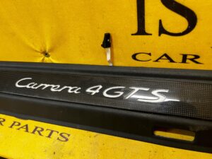 KPL NAKŁADKA LISTWA PROGOWA LEWA PRAWA CARBON PORSCHE 911 991 CARRERA 4 GTS
