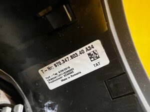 KIEROWNICA SKÓRA TRÓJRAMIENNA DREWNIANA MANETKI PDK PORSCHE PANAMERA 970 I