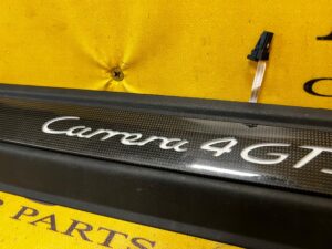KPL NAKŁADKA LISTWA PROGOWA LEWA PRAWA CARBON PORSCHE 911 991 CARRERA 4 GTS