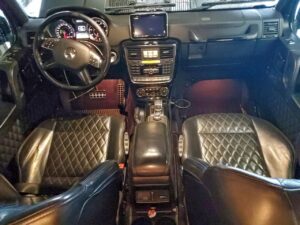 WNĘTRZE FOTELE ELEKTRYCZNE SKÓRA BOCZKI MERCEDES G63 W463 AMG USA 2014R