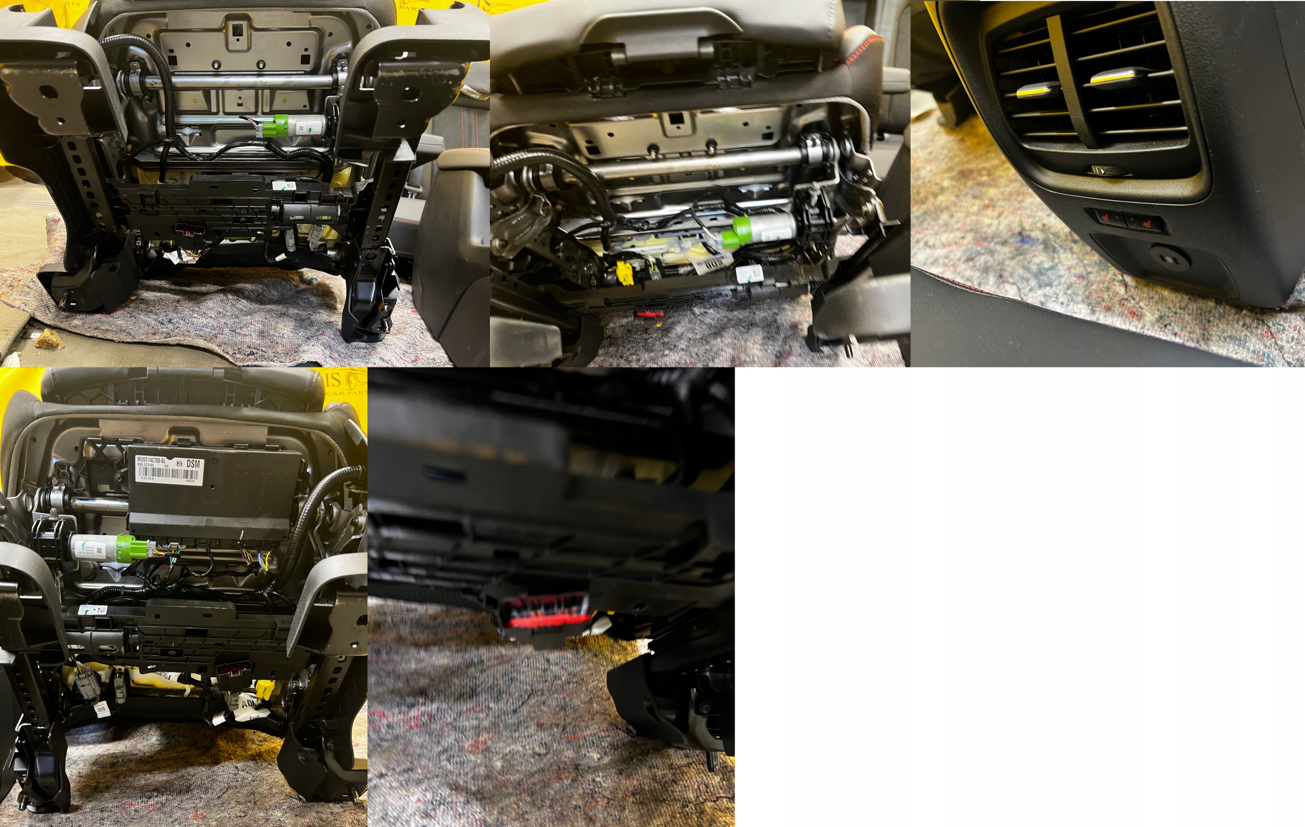 WNĘTRZE FOTELE KANAPA GRZANE BOCZKI TUNEL FORD KUGA MK3 LIFT ST-LINE EU