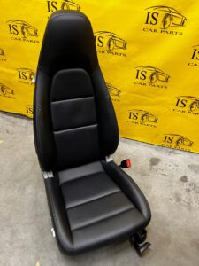 WNĘTRZE FOTELE BOCZKI KANAPA SKÓRA CZARNE PORSCHE 911 991 LIFT CABRIO