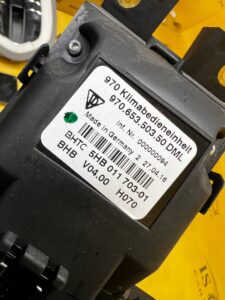 PANEL PRZEŁĄCZNIK STEROWANIA KLIMATYZACJI TYŁ PORSCHE PANAMERA 970 I LIFT