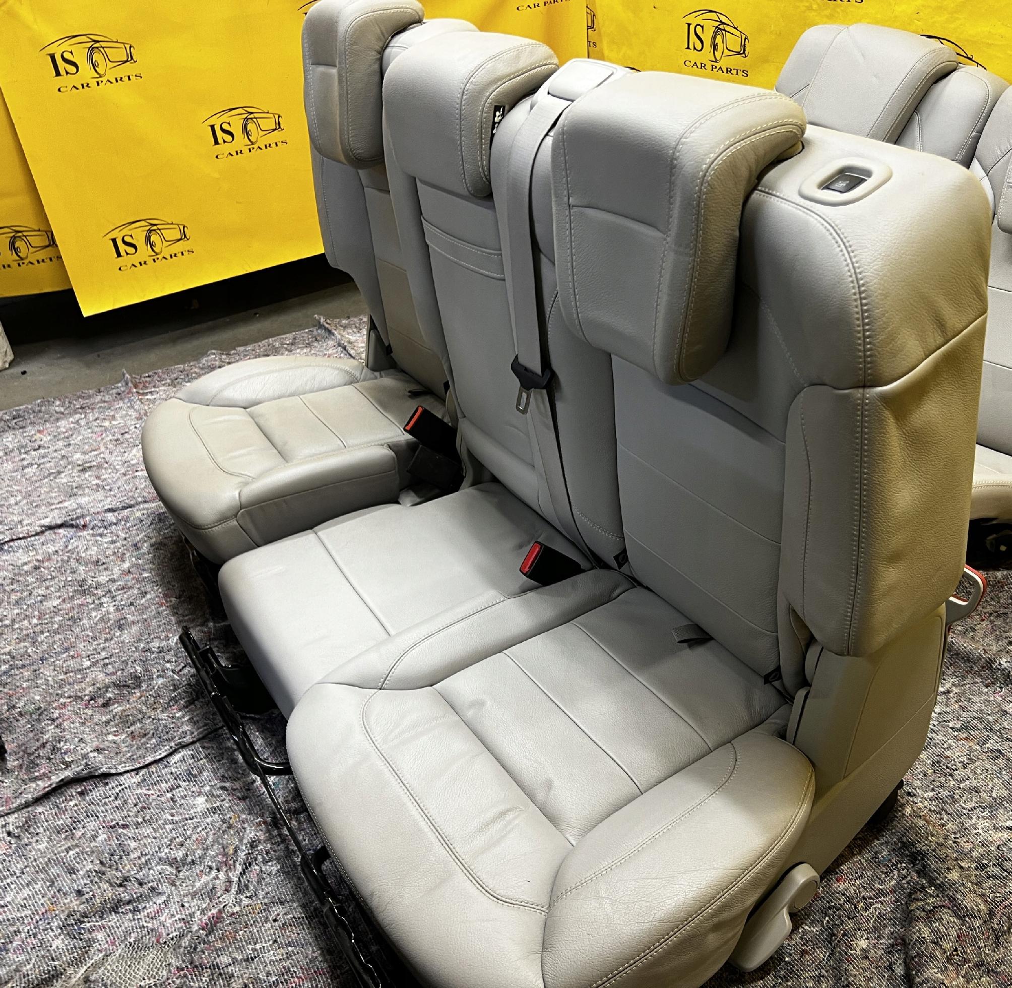 KOMPLET FOTELE KANAPA LEWY PRAWY TYŁ 2 RZĄD ALPACA GRAY MERCEDES GL X166