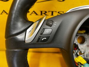 KIEROWNICA SKÓRA TRÓJRAMIENNA DREWNIANA MANETKI PDK PORSCHE PANAMERA 970 I